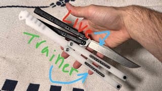 Trainers VS live balisong?